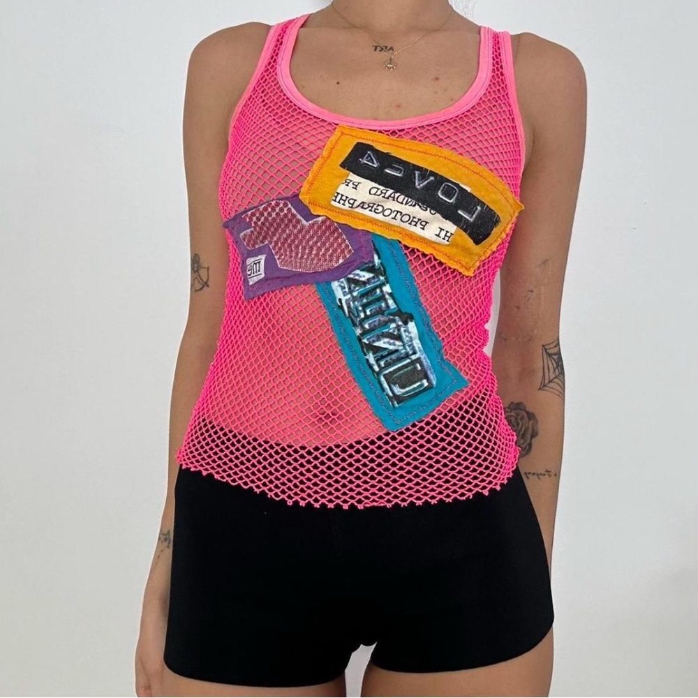 Pink Miss Sixty Tank Top